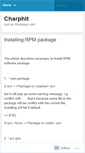 Mobile Screenshot of charphit.wordpress.com