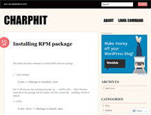 Tablet Screenshot of charphit.wordpress.com