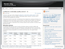 Tablet Screenshot of martinbudden.wordpress.com