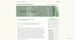 Desktop Screenshot of ajesuschick.wordpress.com