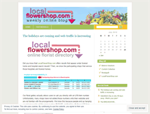 Tablet Screenshot of localflowershop.wordpress.com