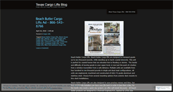 Desktop Screenshot of cargolifts714.wordpress.com