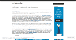 Desktop Screenshot of myfashionbar.wordpress.com