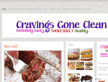 Tablet Screenshot of cravingsgoneclean.wordpress.com