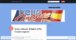 Desktop Screenshot of hellofranceandspain.wordpress.com