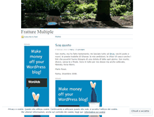 Tablet Screenshot of fratturemultiple.wordpress.com