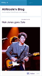 Mobile Screenshot of alinicole.wordpress.com