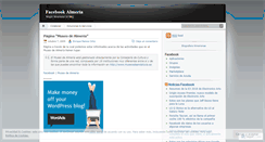 Desktop Screenshot of facebookalmeria.wordpress.com