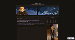Desktop Screenshot of alliancegirl.wordpress.com