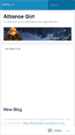 Mobile Screenshot of alliancegirl.wordpress.com