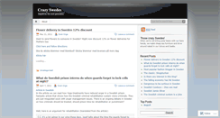 Desktop Screenshot of crazyswedes.wordpress.com