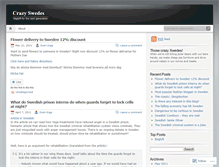 Tablet Screenshot of crazyswedes.wordpress.com