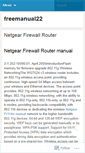 Mobile Screenshot of freemanual22.wordpress.com