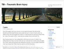Tablet Screenshot of mytraumaticbraininjury.wordpress.com