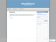 Tablet Screenshot of meudalismus.wordpress.com