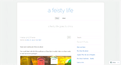 Desktop Screenshot of afeistylife.wordpress.com