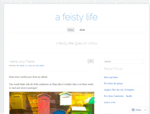 Tablet Screenshot of afeistylife.wordpress.com