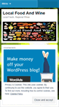 Mobile Screenshot of localfoodandwine.wordpress.com
