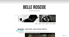 Desktop Screenshot of belleroscoe.wordpress.com