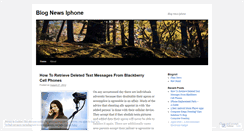 Desktop Screenshot of blognewsiphone.wordpress.com