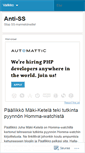 Mobile Screenshot of antissmannekiini.wordpress.com