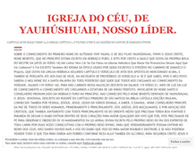 Tablet Screenshot of igrejadoceu.wordpress.com