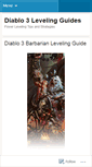 Mobile Screenshot of diablo3levelingguides.wordpress.com