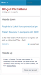 Mobile Screenshot of plictisitu.wordpress.com