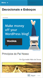 Mobile Screenshot of devocionaiseesbocos.wordpress.com