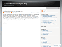 Tablet Screenshot of andrewduclos.wordpress.com