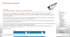 Desktop Screenshot of katalogsamarbejde.wordpress.com