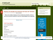 Tablet Screenshot of faeguit.wordpress.com