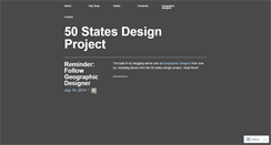 Desktop Screenshot of 50statesdesignproject.wordpress.com