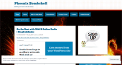 Desktop Screenshot of phoenixbombshell.wordpress.com