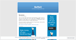Desktop Screenshot of gottabewell.wordpress.com