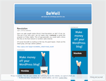 Tablet Screenshot of gottabewell.wordpress.com