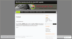 Desktop Screenshot of minipipi.wordpress.com