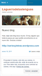 Mobile Screenshot of laguerradelaslenguas.wordpress.com