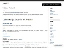 Tablet Screenshot of hex705.wordpress.com