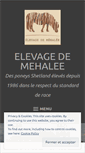Mobile Screenshot of elevagemehalee.wordpress.com