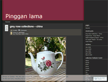 Tablet Screenshot of pingganlama.wordpress.com