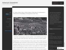 Tablet Screenshot of americandecembrist.wordpress.com