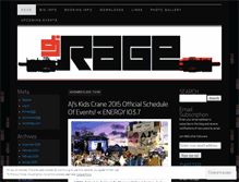 Tablet Screenshot of djrageonline.wordpress.com