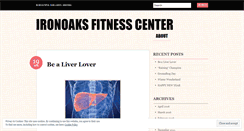 Desktop Screenshot of ironoaksfitness.wordpress.com