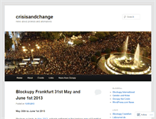 Tablet Screenshot of crisisandchange.wordpress.com