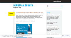 Desktop Screenshot of duurzaambouwen.wordpress.com