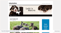 Desktop Screenshot of ladysbabies.wordpress.com