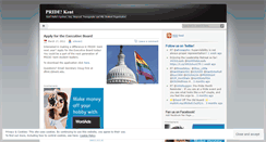 Desktop Screenshot of pridekent.wordpress.com