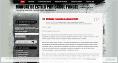Desktop Screenshot of caroljangel.wordpress.com