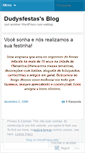 Mobile Screenshot of dudysfestas.wordpress.com